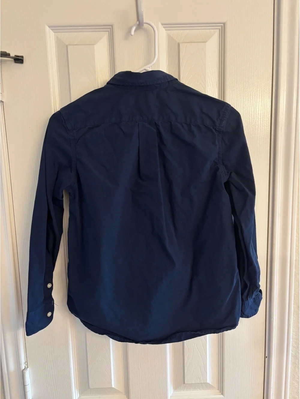 Ralph Lauren Navy Blue Button-Up Shirt Boys Medium (10-12)
